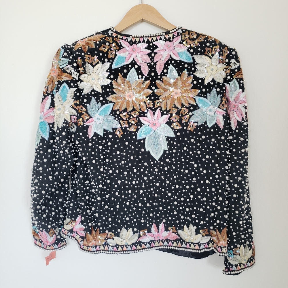 Incredible Beaded Masterpiece Jacket from the 90s